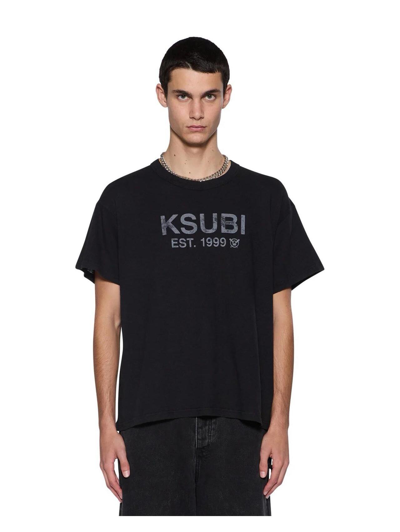 Ksubi State Slub Sid Ss Tee Black Mens Short Sleeve T-Shirt Size 2xl (Msrp Sld